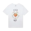 T-shirt a pantaloncini con mascotte arancione Casa Way