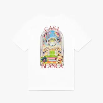 T-shirt a pantaloncini White Tennis Landscape