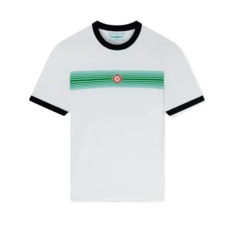 T-shirt a righe sfumate