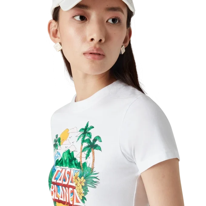 T-shirt corta Casa Beach Wave
