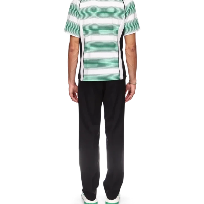 T-shirt da calcio con pannelli a strisce sfumate