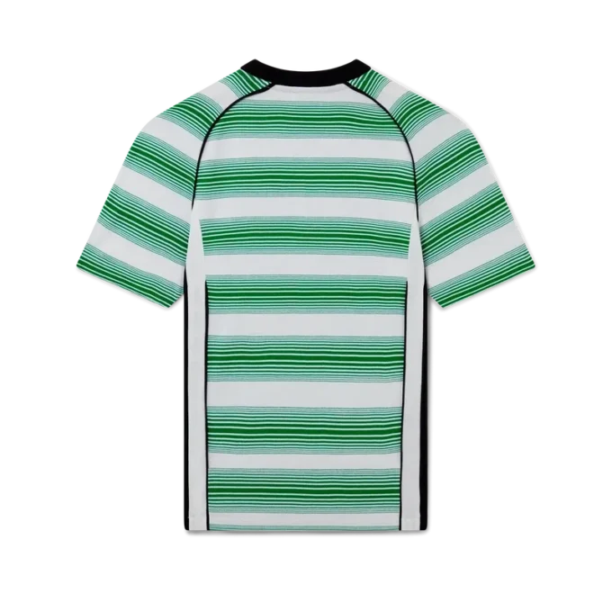 T-shirt da calcio con pannelli a strisce sfumate