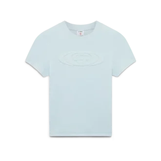 T-shirt da donna in velluto a pantaloncini