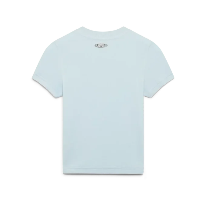 T-shirt da donna in velluto a pantaloncini