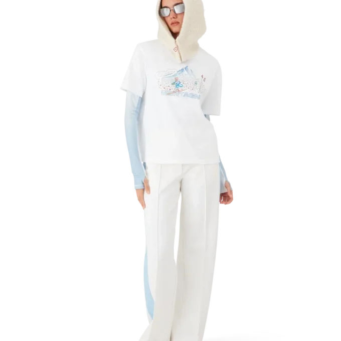 T-shirt da sci a maniche corte