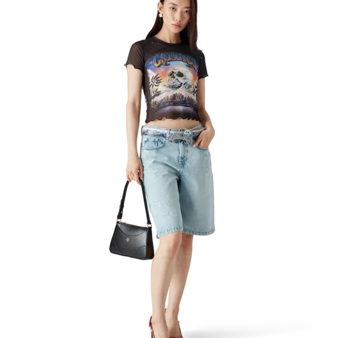 T-shirt in rete La Pramonition T-shirt in rete La Pramonition