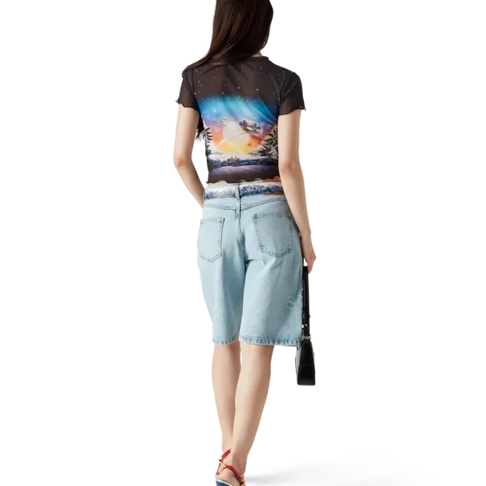 T-shirt in rete La Pramonition T-shirt in rete La Pramonition