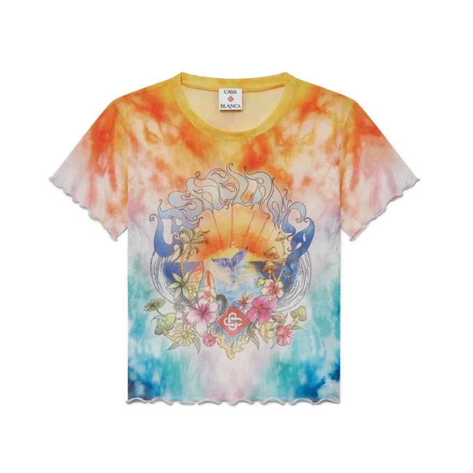 T-shirt in rete tie-dye Surf Trip