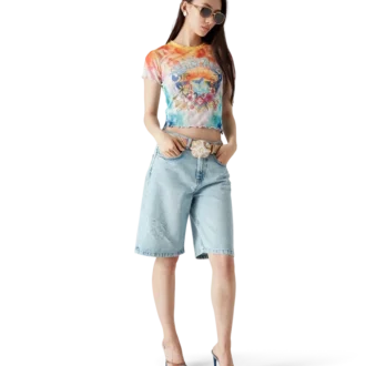 T-shirt in rete tie-dye Surf Trip