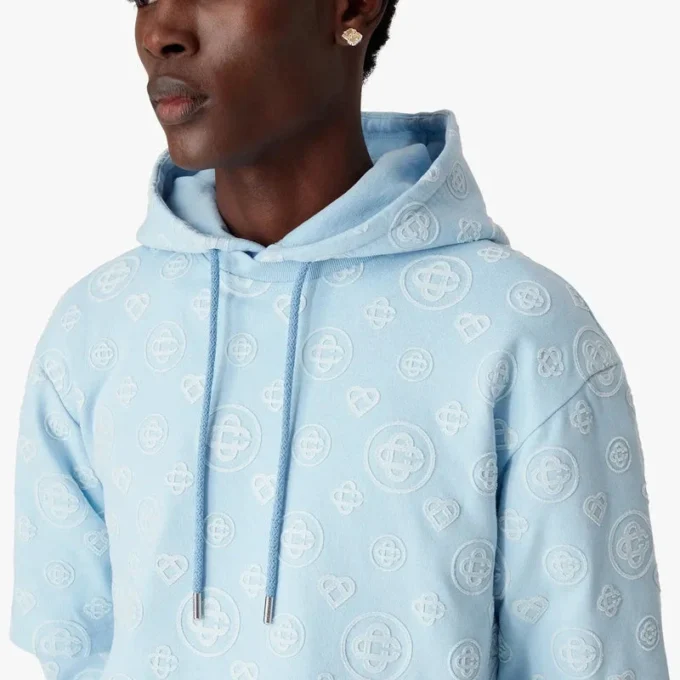 T-shirt oversize a maniche corte con monogramma applicato