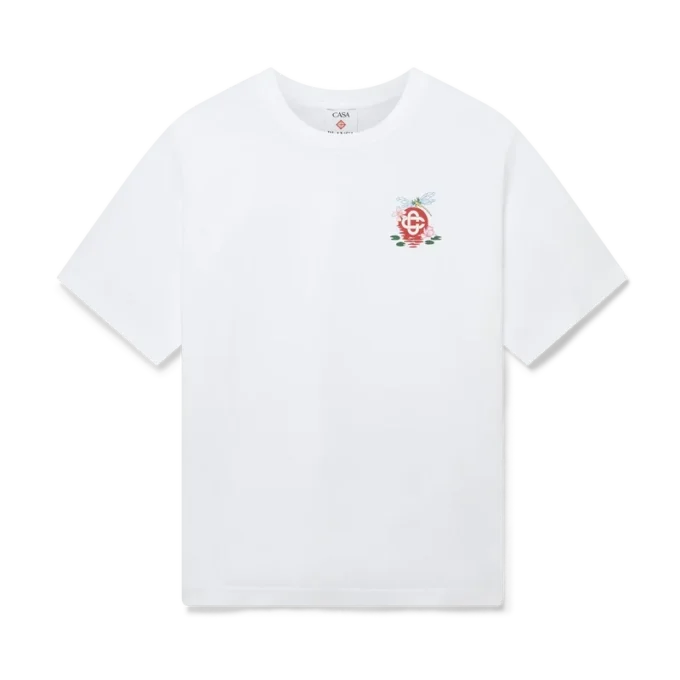 T-shirt oversize a maniche corte con motivo floreale Dragonfly