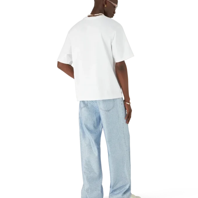 T-shirt oversize a maniche corte con motivo floreale Dragonfly