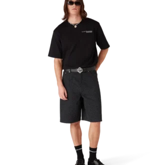 T-shirt oversize a maniche corte Glitch Orchid