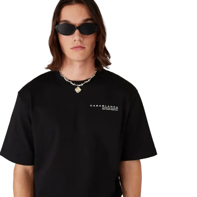 T-shirt oversize a maniche corte Glitch Orchid