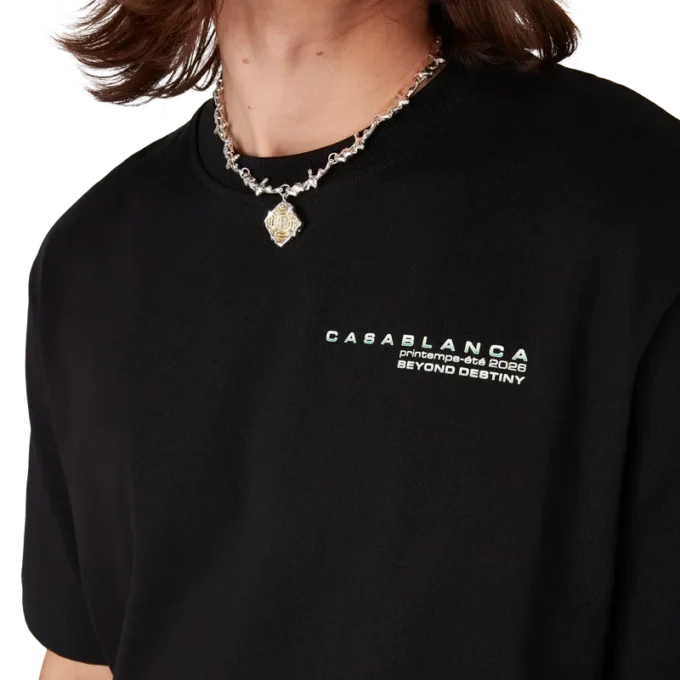 T-shirt oversize a maniche corte Glitch Orchid