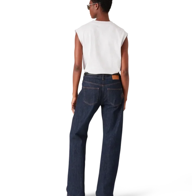 T-shirt senza maniche con fungo aerografato