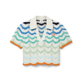 Top all’uncinetto Gradient Wave