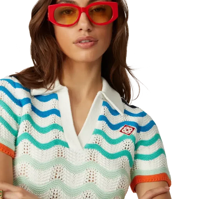 Top all’uncinetto Gradient Wave Top all’uncinetto Gradient Wave