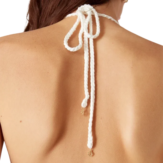 Top bikini all’uncinetto con motivi Top bikini all’uncinetto con motivi