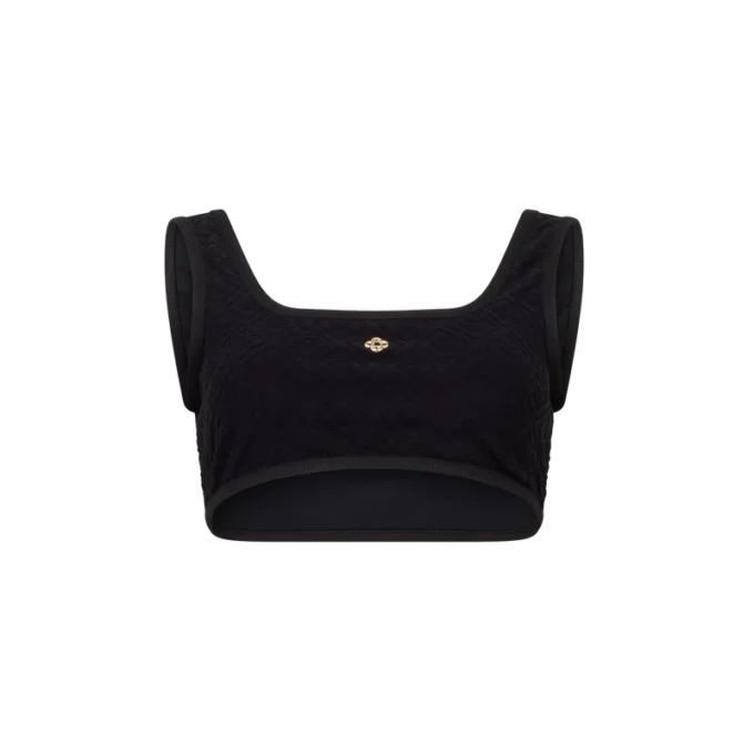 Top bikini in jacquard Monogram