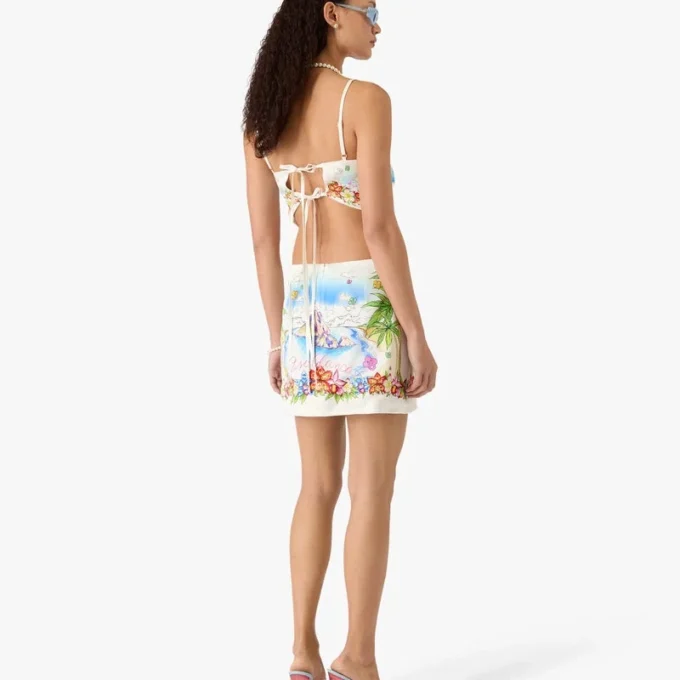 Top con sciarpa in raso di seta Better Days Top con sciarpa in raso di seta Better Days