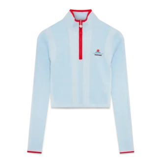 Top corto intimo da sci in lana merino