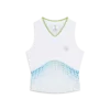 Top da corsa con stampa Tennis