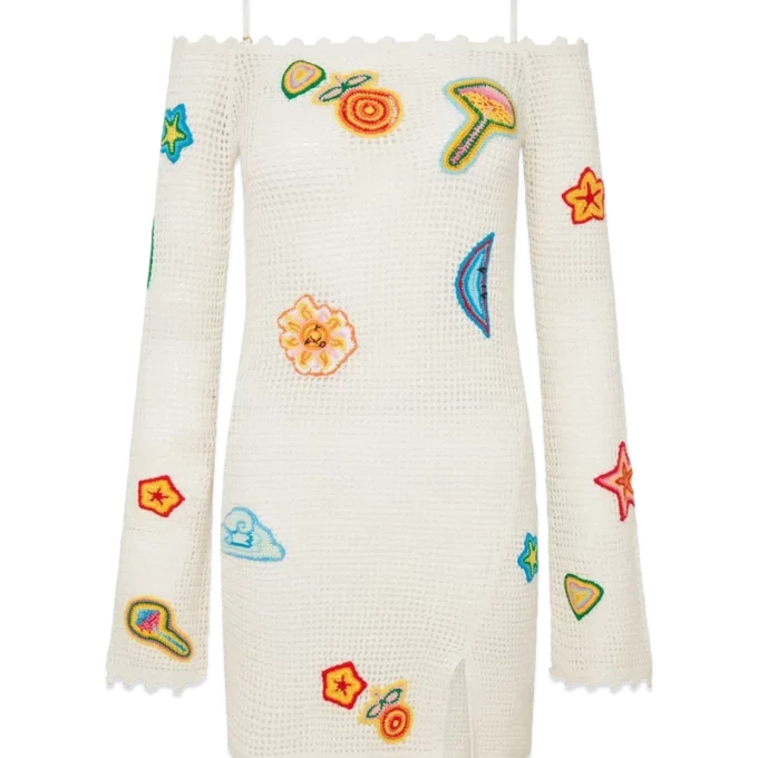 Vestito all’uncinetto con motivo