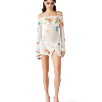 Vestito all’uncinetto con motivo