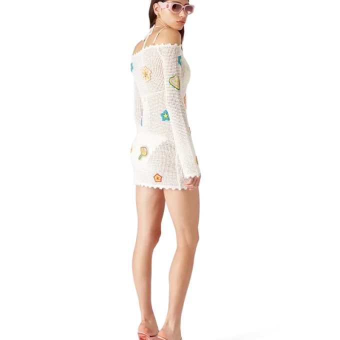 Vestito all’uncinetto con motivo