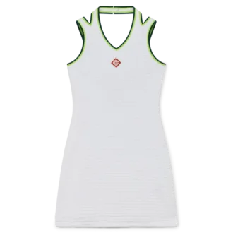 Vestito da tennis in velluto testurizzato