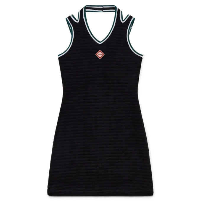 Vestito da tennis in velluto testurizzato Vestito da tennis in velluto testurizzato