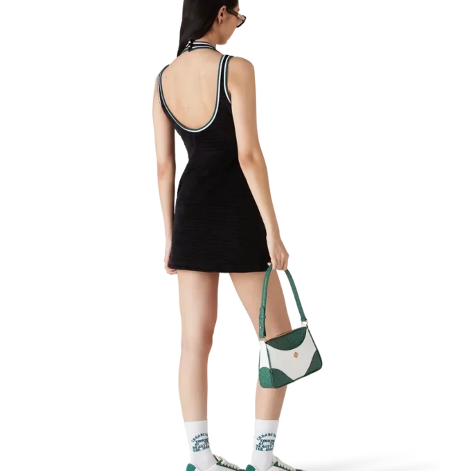 Vestito da tennis in velluto testurizzato Vestito da tennis in velluto testurizzato