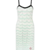 Vestito in cotone all’uncinetto con motivo a onde