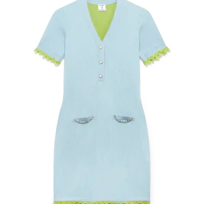 Vestito in lana merino double face