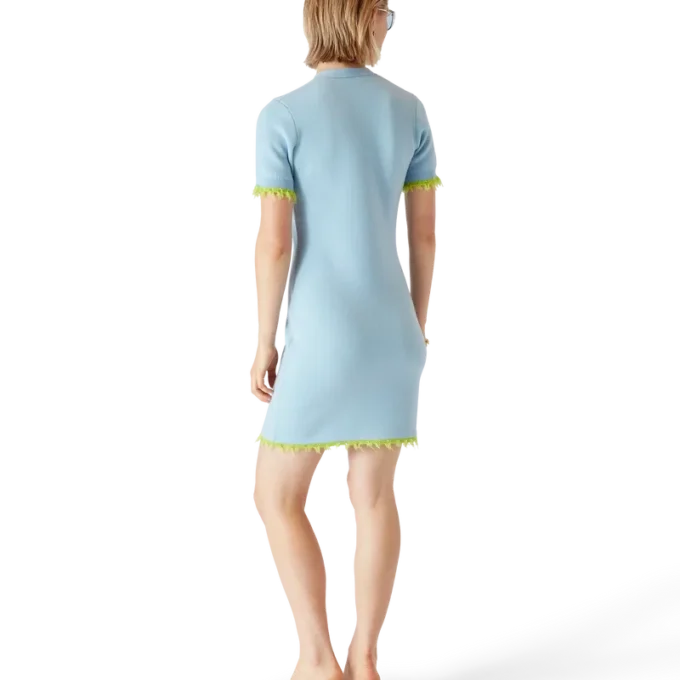 Vestito in lana merino double face