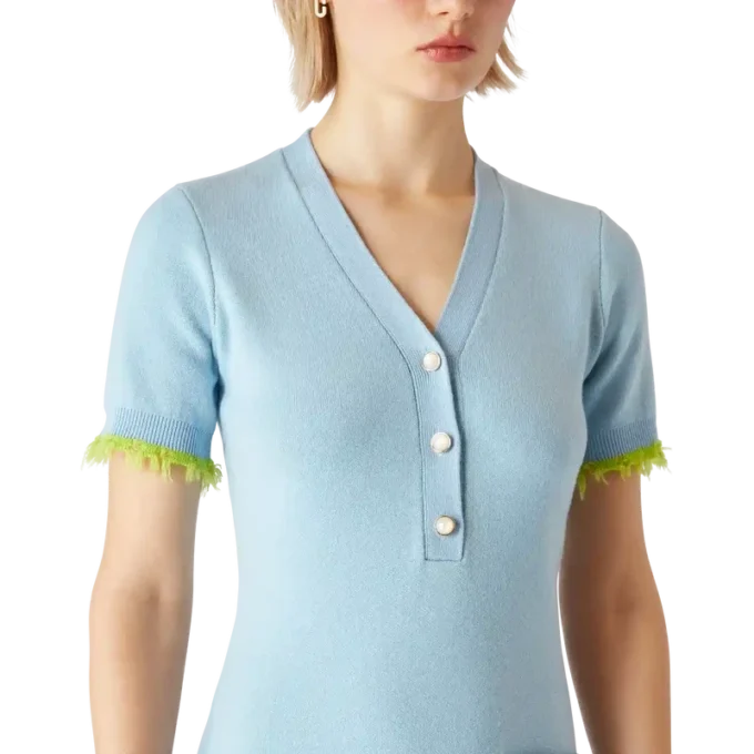 Vestito in lana merino double face