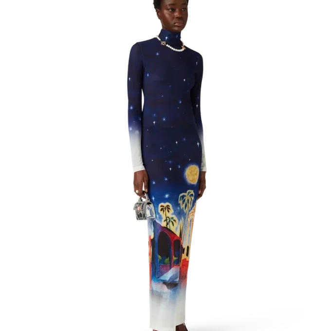 Vestito in rete Midnight Acropolis