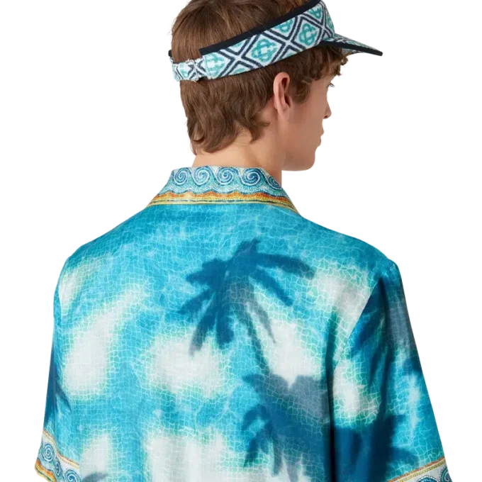 Visiera in spugna con monogramma